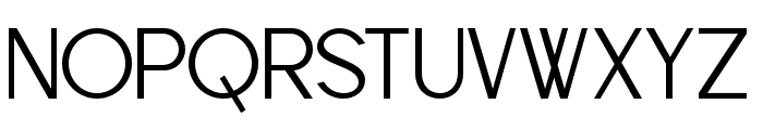 Raxogen Regular Font UPPERCASE