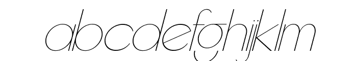 Raxogen Thin Italic FONT