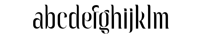 RayAndGlowRegular Font LOWERCASE