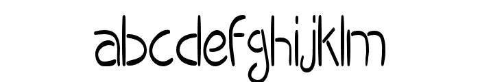 RayLight-Regular Font LOWERCASE
