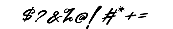 RaySignature Font OTHER CHARS
