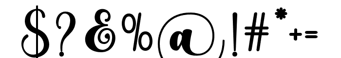 Rayba Regular Font OTHER CHARS