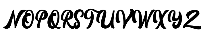 Rayhue Font UPPERCASE