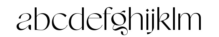 RayleighGlamour-Regular Font LOWERCASE