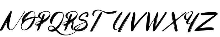 Rayline Swift Italic Font UPPERCASE