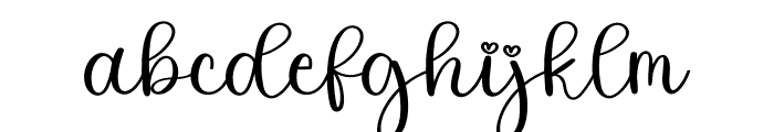 Rayloon Font LOWERCASE