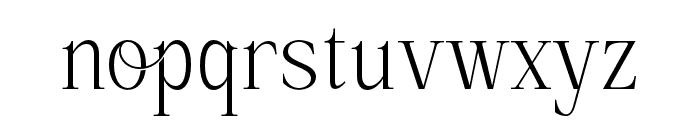 Raymond Khomers Regular Font LOWERCASE