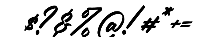 Raymont Qalimba Italic Font OTHER CHARS