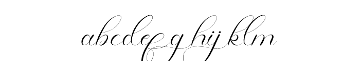 Raysha Moonly Font LOWERCASE