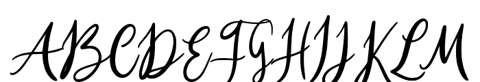Raysha-Regular Font UPPERCASE