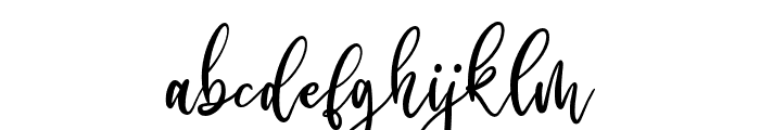 Raysha-Regular Font LOWERCASE