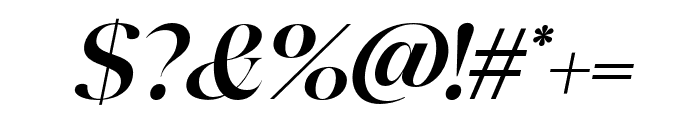 Razimie Daliye Italic Font OTHER CHARS