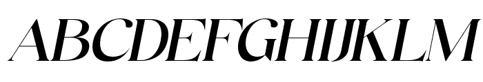 Razimie Daliye Italic Font UPPERCASE