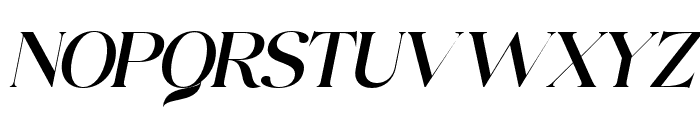 Razimie Daliye Italic Font UPPERCASE