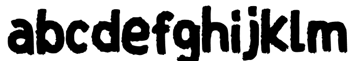 Razor Font LOWERCASE