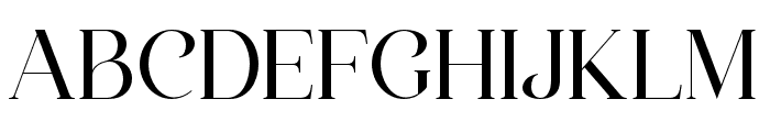 Reafin Regular Font UPPERCASE