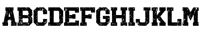 Real Distressed Regular Font UPPERCASE