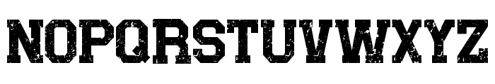 Real Distressed Regular Font UPPERCASE