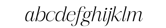 Realife Moment Italic Font LOWERCASE