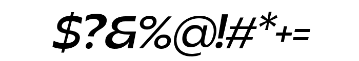 Realist Clostan Italic Font OTHER CHARS