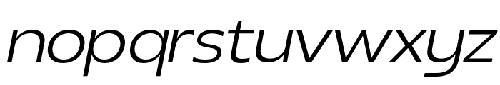 RealistClostan-ExtLtIta Font LOWERCASE
