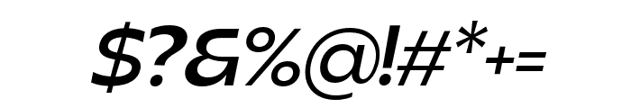 RealistClostan-Italic Font OTHER CHARS