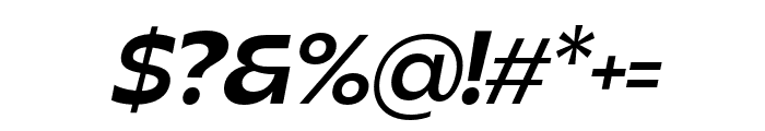 RealistClostan-MediumItalic Font OTHER CHARS