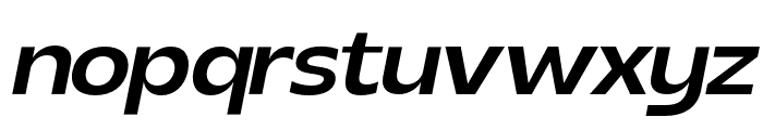 RealistClostan-MediumItalic Font LOWERCASE