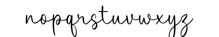 Realistic Harvest Font LOWERCASE