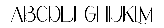 Reaste Elegant Font UPPERCASE