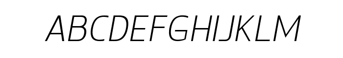 Reback-Italic Font UPPERCASE