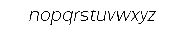 Reback-Italic Font LOWERCASE