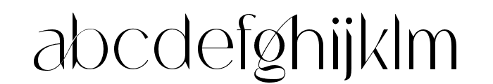 RebecaRegular Font LOWERCASE