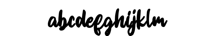 RebeccaClifton-Regular Font LOWERCASE