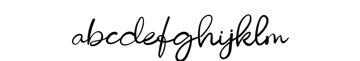 RebekahPrimavera Regular Font LOWERCASE