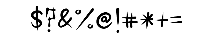 Rebel Sharp Font OTHER CHARS