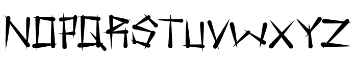 Rebel Sharp Font UPPERCASE