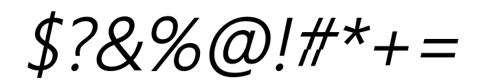 Rebo Bold Italic Font OTHER CHARS