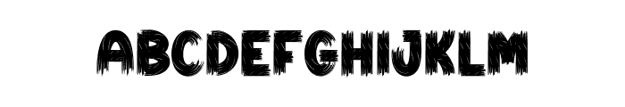 Reborn Halloween Font LOWERCASE