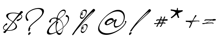 Reborn Signature Regular Font OTHER CHARS