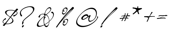 RebornSignature-Regular Font OTHER CHARS