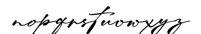 RebornSignature-Regular Font LOWERCASE