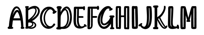 Reccow Font UPPERCASE