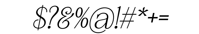 Recton-BoldOblique Font OTHER CHARS