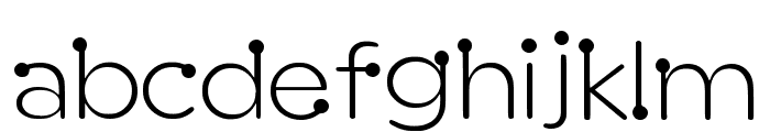 Red Dot Regular Font UPPERCASE