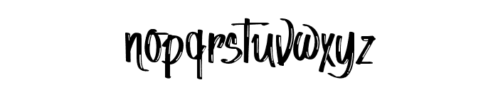 Red Lipstick Font LOWERCASE