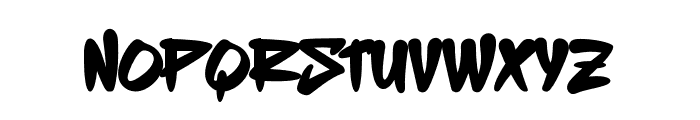 RedBillionairegraffiti Font LOWERCASE