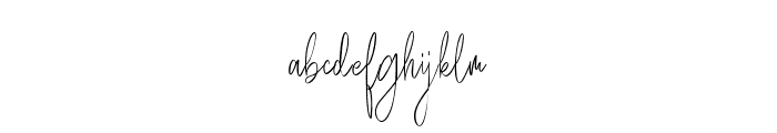 RedChute Font LOWERCASE