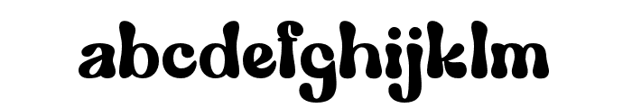 RedKindred-Regular Font LOWERCASE