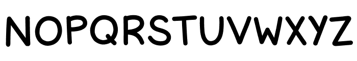 RedPops-Handwritten Regular Font UPPERCASE